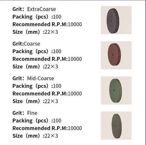 Dental laboratory grindstone green/pink/white stone for contoured ceramic/metal alloy/composite dental grinders