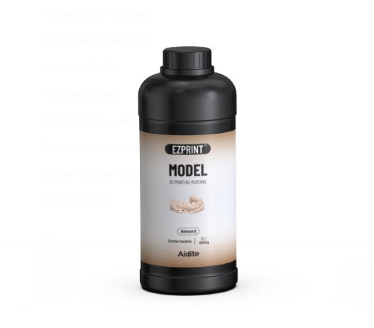 3D Printing Resin Dental Bottle 1L Almond-Asiga validated material Australia