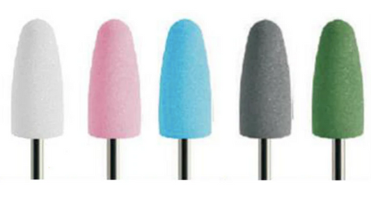 5 Colours 100/box Polishing Heads for Dental Polishing Hand pieces Polish Silicone Rubber