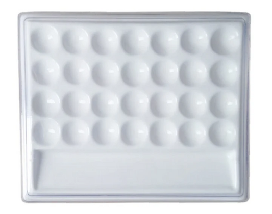 Dental Ceramic Plate 28 hole porcelain plate
